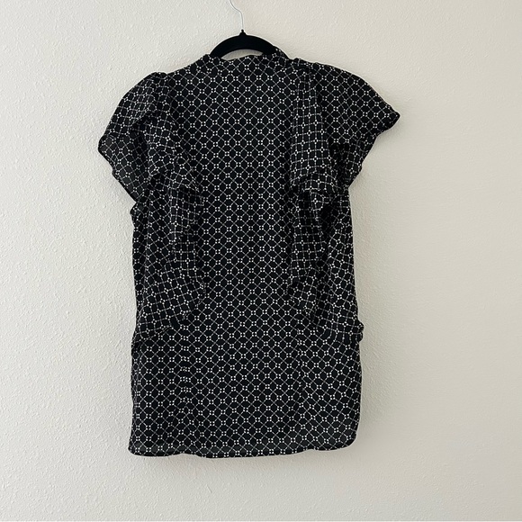 Worthington Black and White Patterned Blouse - Picture 4 of 9